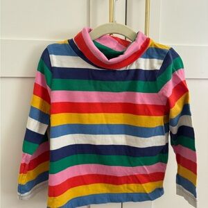 Boden Multicolor Striped Kids Long Sleeve Tee